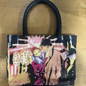 Vintage St Johns Bay Beaded & Bedazzled Handbag with zippered pockets inside